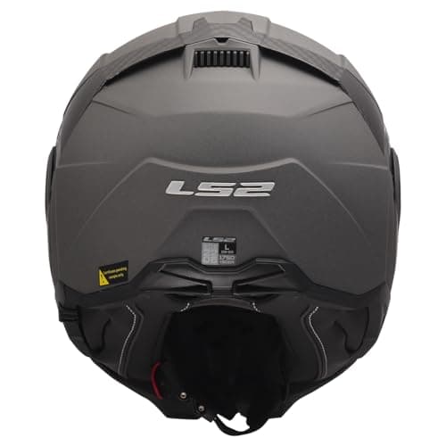 LS2 Helmets Advant II Modular Motorcycle Helmet W/SunShield (Matte Concrete Gray - Large)