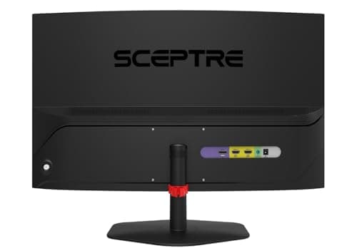 New! Sceptre Curved 24-inch Gaming Monitor 1ms 100Hz 1500R DisplayPort HDMI X2 Eye Care 100% sRGB Build-in Speakers, Machine Black 2026 (C248W-FW100T Series)