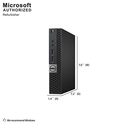 Dell Optiplex 3040 Micro Computer Mini Tower PC, Intel Quad Core i5-6500T, 8GB DDR4 RAM, 256GB SSD, Win 11 Pro (Renewed)