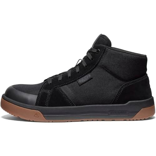KEEN Utility Mens Keen Utility Men's Kenton Mid Top Composite Toe Breathable Work Sneakers