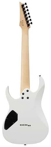 Ibanez GRG7221 RG Gio 7-String Electric Guitar - White Bundle with Amp, Gig Bag, Tuner, Instrument Cable, Picks, Austin Bazaar Instructional DVD, and Polishing Cloth