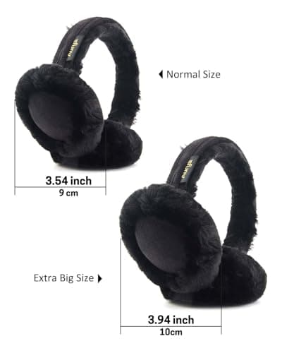 Aurya Ear Muffs - Classic Unisex Ear Warmer Winter Outdoor Earmuffs for Women