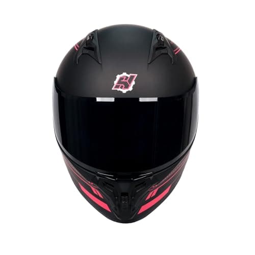 HAX Obsidian Pro Full Face Dual Visor Adult Motorcycle Helmet for Motorbike Street Bike with Pinlock Ready DOT Approved