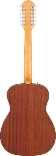Fender Tim Armstrong Hellcat 12-String Concert Acoustic Guitar, with 2-Year Warranty, Natural, Walnut Fingerboard