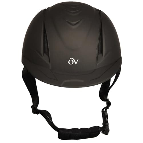 OVATION Adult Deluxe Schooler Riding Helmet - Lightweight Breathable Adjustable Equestrian Safety Helmet w/Removable Liner