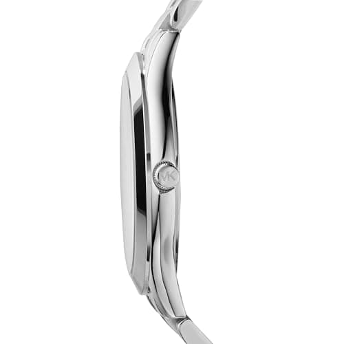 Michael Kors Slim Runway Three-Hand Silver-Tone Stainless Steel Women's Watch (Model: MK3178)