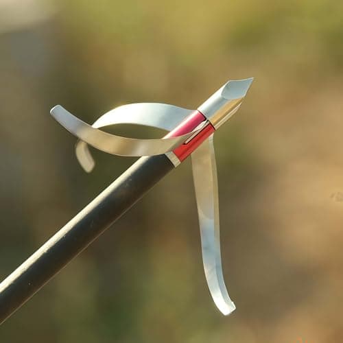 Turkey Hunting Broadhead for Archery - 125 Grain 3 Pack Archery Arrow Tips for Crossbow, Recurve, Compound Bow.