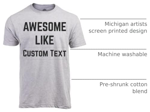 Awesome Like My Daughter | Funny Tee Shirt, Sarcastic Saying Humor Dad Joke T-Shirt for Father Grandpa Daddy B0B9ZTP9F7