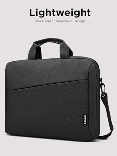 Lenovo Laptop Bag T210, Messenger Shoulder Bag for Laptop or Tablet, Sleek, Durable & Water-Repellent Fabric