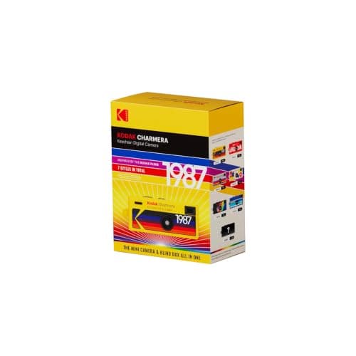 KODAK CHARMERA Keychain Digital Camera Blind Box Single Box (1PC),Mini Camera,Digicam,Video Recording,Bag Charm,1.6 Megapixels,Micro SD Card Slot,for Beginners Teens and Adults B0FKBDT8FR