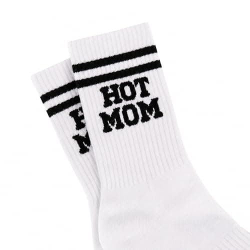 Hot Moms Socks for Women, Funny New Mom Gift B0FHX1GS22