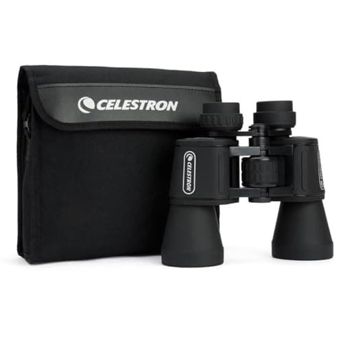 Celestron – UpClose G2 10x50 Binocular – Multi-Coated Optics for Bird Watching, Wildlife, Scenery and Hunting – Porro Prism Binocular for Beginners – Includes Soft Carrying Case
