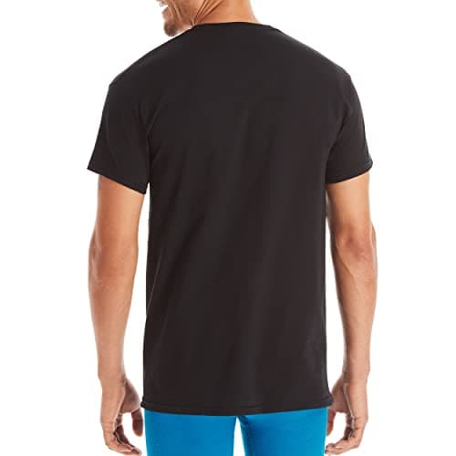 Hanes Packs, Stay-Tucked Soft Cotton, Best Undershirts for Men, White/Black/Asstd Multipacks