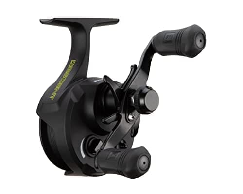 13 Fishing - Descent - Inline Ice Fishing Reel - 2.7:1 Gear Ratio - Right Hand Retrieve (Gen 2) - D2-2.7-RH, Black