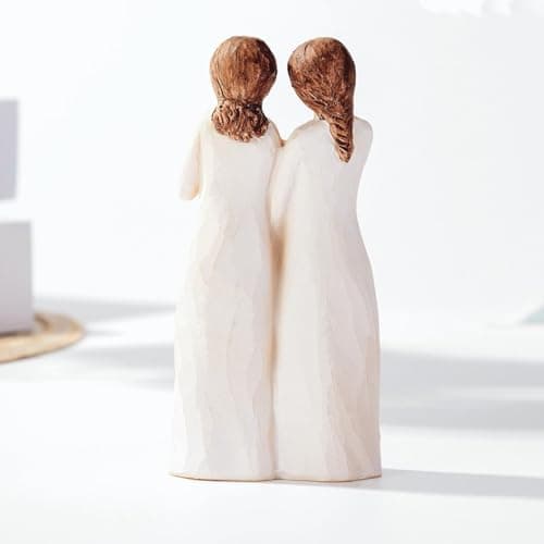 Sister Gifts for Women,4.90” Sister Gifts Figurine for Best Friend,Sister Birthday Gifts,Sisters Gifts from Sister,Women Gifts for Sister and Best Friend on Birthday and Sisters' Day