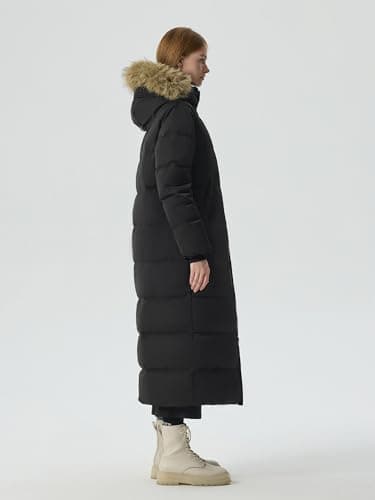 Fitouch Women's Waukee Long Down Coat Parka Jacket | 750+ Fill Power | Full-Length