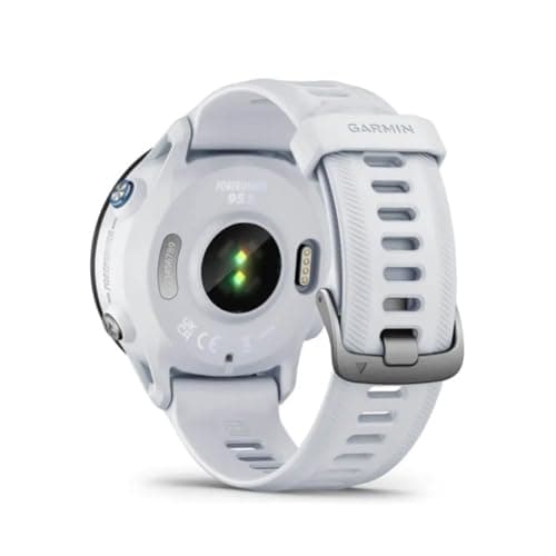 Garmin Forerunner® 955, GPS Running Smartwatch, Tailored to Triathletes, Long-Lasting Battery, Whitestone