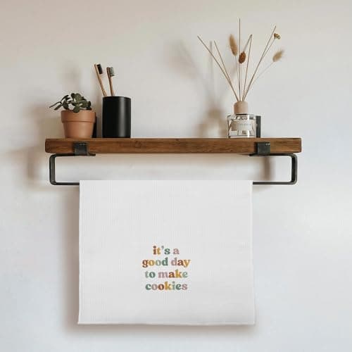 Baking Gifts Kitchen Towels, Gifts for Bakers Cookie Lovers Cooks Dish Tea Towel for Kitchen Baking, It's a Good Day to Make Cookies Hand Towels, 16x24 B0CSCGQB3Q