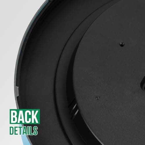 Wall Clock Non-Ticking Silent Quartz Movement Decor Clock Modern Simple Style Round Plastic Wall Clocks for Home/Office/School/Living Room/Bedroom/Kitchen (Blue, 12 Inch)