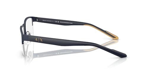 Armani Exchange mens Ax1068 Rectangular Prescription Eyewear Frames