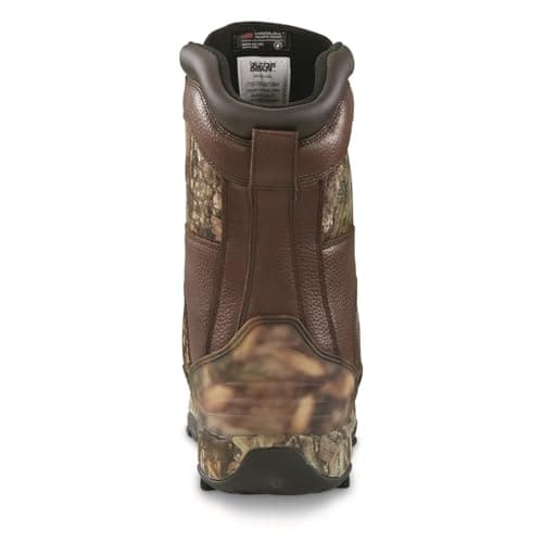 Guide Gear Leather Hunting Boots for Men Monolithic Extreme Waterproof Insulated, 2,400-gram Thinsulate Ultra