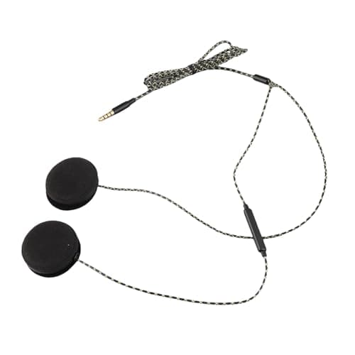 Motorcycle Helmet Headset Motorcycle Headphones, Universal Racing Helmet Speakers for Motorcycle, Wired Sports Headset Helmet Earphone with 3.5mm Male Connector