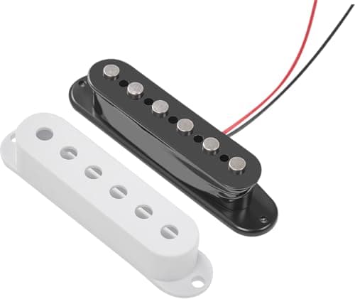 Pareschi 3-Pack Single Coil Pickups for Strat Guitar, Vintage Tone, Easy Install, Suitable for Stage/Recording/Practice Multiple Scenarios (White)