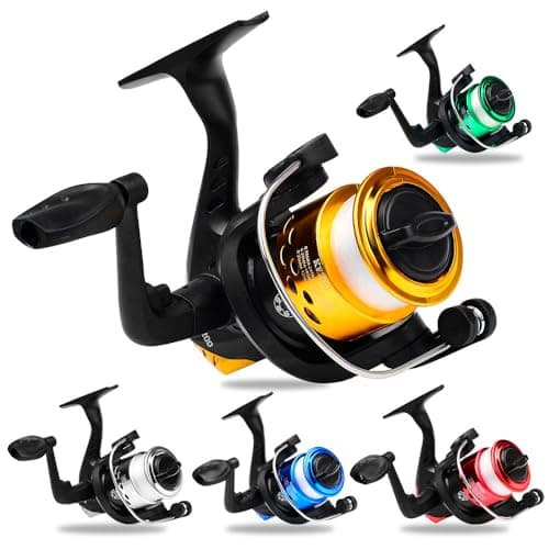 Spinning Fishing Reel, CNC Aluminum Spool, 1 BB Light Weight, 5.2:1 Gear Ratio