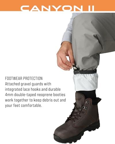 FROGG TOGGS Canyon II Breathable Waterproof Stockingfoot Fishing Chest Wader for Fishing