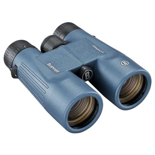 Bushnell H2O 8x42mm Binoculars, Waterproof and Fogproof Binoculars for Boating, Hiking, and Camping, Multi Blue