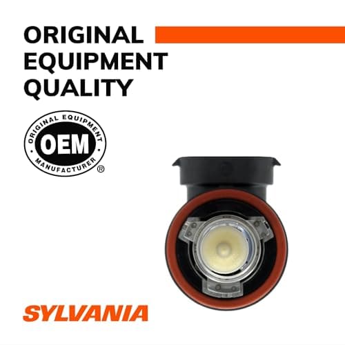 SYLVANIA - H11 SilverStar Ultra - High Performance Halogen Headlight Bulb, High Beam, Low Beam and Fog Replacement Bulb, Brightest Down Road with Whiter Light, Tri-Band Technology (Contains 2 Bulbs)