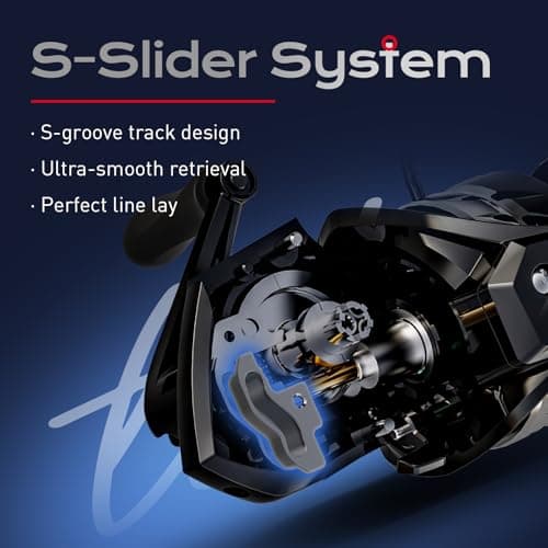 Handing LITE II Spinning Reels Freshwater Spinning Fishing Reels 14.33 Lbs Max Drag Ultra Smooth 5.2:1 Gear Ratio Aluminum Spool 3+1 BB Handle Interchangeable