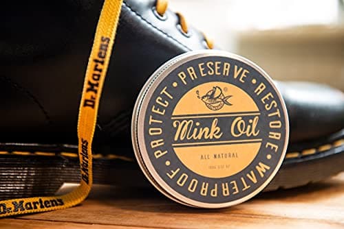 SALTY FISH Mink Oil for Leather Boots, Leather Conditioner Cleaner Waterproof Soften and Restore