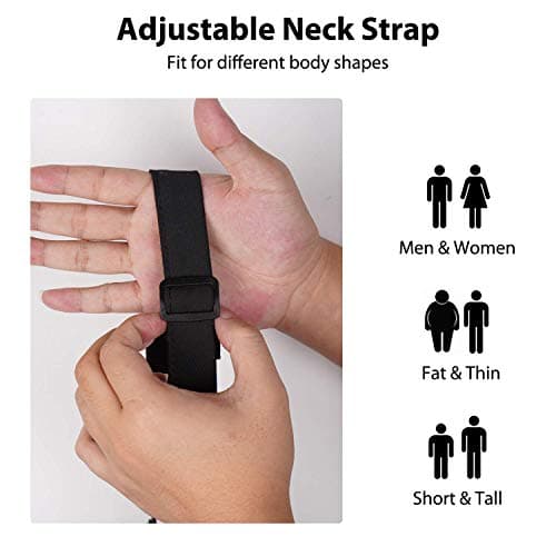 YIKA® Apron Couples, Christmas Gifts for Couples: Waterproof Aprons for Women Men, with Adjustable Neck Strap with Extra Long Ties, 2 Pockets (Black)