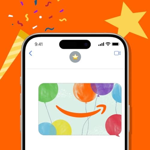 Amazon eGift Card - Celebration - (Instant Email or Text Delivery)