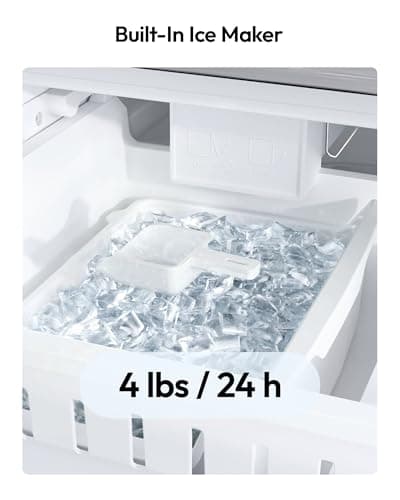 18 Cu.Ft. French Door Refrigerator with Ice Maker, Refrigerator with Freezer Drawer, Frost-Free, UL Certified, French Door Fridge with 3 Smart Cooling Modes