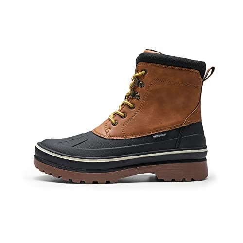 Bruno Marc Men's Insulated Waterproof Snow Boots Warm Fur Lined Outdoor Winter Boot