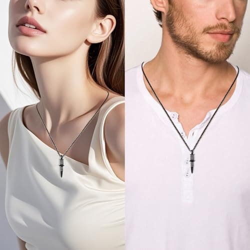 Stainless Steel Memorial Necklace Keepsake Pendant Ash Holder for Pet Human Urn Jewelry Funeral Memorial Gift with Fill Tool Hearbeingt Knife Dagger Urn Necklaces for Men Cremation Jewelry for Ashes B076WW6TZR