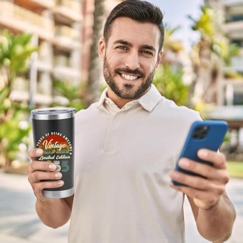 Funny 70th Birthday Gifts for Men Women,70 Year Old Birthday Gifts for Men, 70th Men Birthday Gift Ideas, Gifts for 70 Year Old Man-20 Oz Tumbler