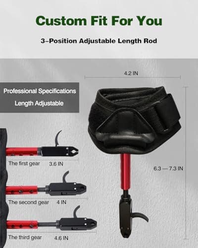 NovaSpark Archery Wrist Release Aid for Compound Bow – Auto-Closing Jaws & 3-Stage Adjustable Length | Smooth Caliper Trigger | Comfortable Strap for Youth & Adults Target Practice, Hunting