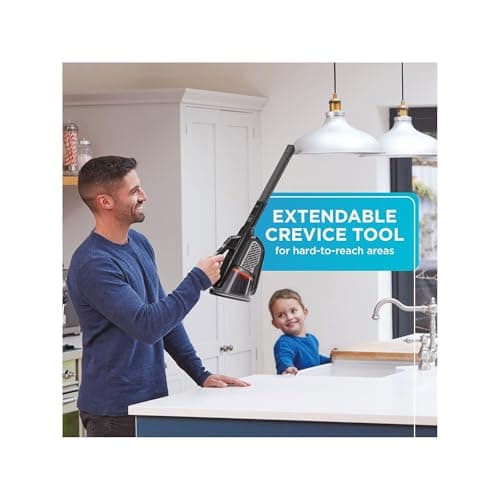 BLACK+DECKER dustbuster Portable Vacuum Cordless Handheld, Small Hand Vacuum Cleaner for Dorm Home and Car, Powerful 20V AdvancedClean+ (HHVK515J00FF)