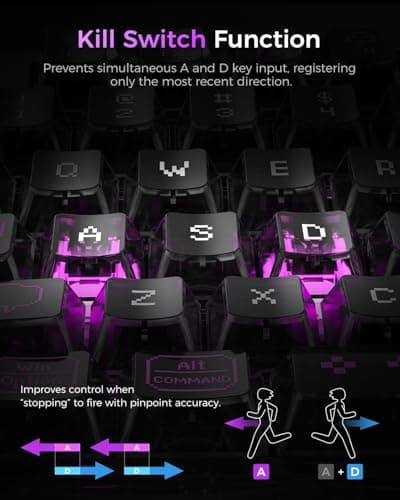 GravaStar Mercury V75 Lite Hall Effect Magnetic Gaming Keyboard – 8KHz Rapid Trigger Wired 75% Keyboard, Adjustable Actuation, Hot-Swappable Switches, Transparent RGB for PC/Mac