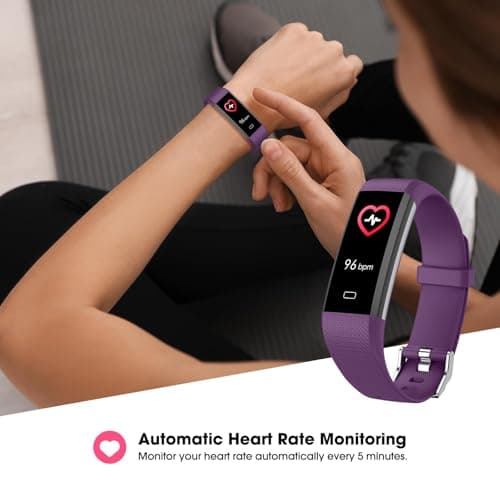 Fitness Tracker with Heart Rate Blood Oxygen Monitor, Activity Tracker Sleep Monitor Health Tracker, Smart Watch Pedometer Step Calories Counter, Fitness Watches for Men Women