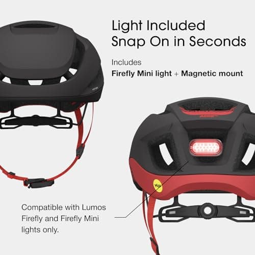 Lumos Ultra Aero GT Road Bike Helmet with Light | MIPS Lightweight Ventilation | Bicycle Helmets Commuter Cycling for Adults: Men, Women