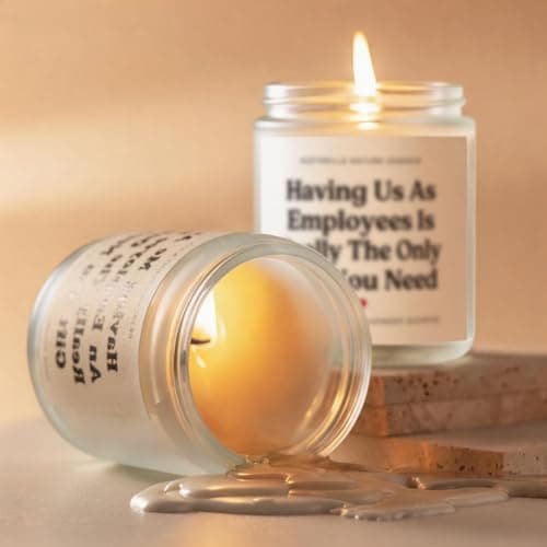 Boss Day Gifts for Women, Clean Burn, Boss Lady Gifts for Women, Non Toxic, Soy Wax Bosses Day Gifts for Women Men - 7 Oz Lavender Scented Candle B0G1M9GPNW