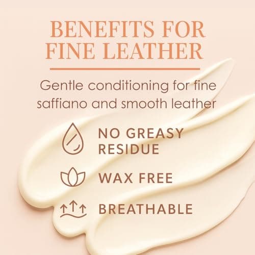 Leather Hero 2-in-1 Purse Cleaner & Conditioner – Leather Cream for Handbags, Designer Bags, Faux & Saffiano Leather – Non-Greasy, Won’t Darken, Safe for Purses, Jackets & More