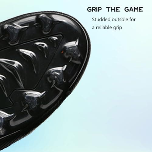 NINIKUA Mens Soccer Cleats Outdoor Professional Training Turf Football Boots Lightweight Breathable Youth Boys Athletic Training Sneakers for AG/FG