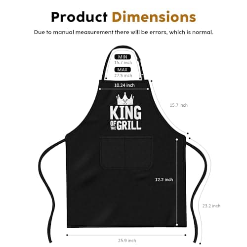 JDNFYGX Gifts for Men Dad Husband Boyfriend Brother, Funny Gifts for Him - Fathers Day, Birthday, Valentines Day, Grilling Gifts for Men, Cooking BBQ Grilling Aprons Gifts for Dad Him, Chef Gifts