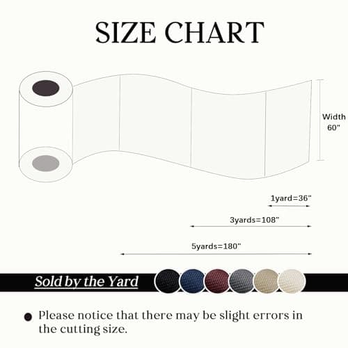 Waterproof Canvas Cloth Fabric by The Yard 60" W 600D Oxford Polyester Upholster Fabric Water Resistant Material for Outdoor Furniture Chair Cushion Cover DIY Sewing (1 Yard, Khaki)