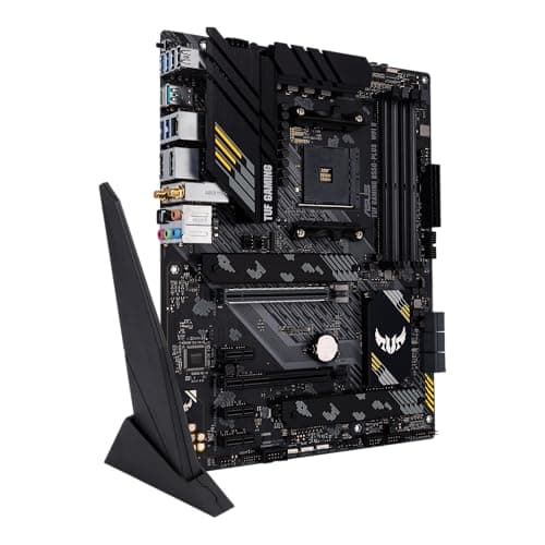 ASUS TUF Gaming B550-PLUS WiFi II AMD AM4 (3rd Gen Ryzen™) ATX Gaming Motherboard (PCIe 4.0, WiFi 6, 2.5Gb LAN, BIOS Flashback, USB 3.2 Gen 2, Addressable Gen 2 RGB Header and Aura Sync)